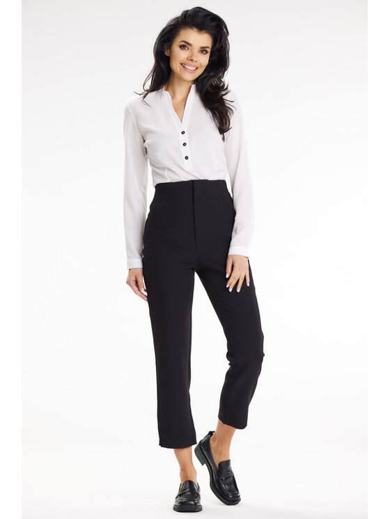 Awama Awama Koszula A649 Biały Basic Fit