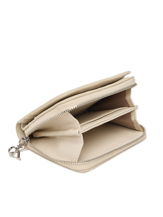 Calvin Klein Calvin Klein Портфейл Ck Medium Flap Zip Around LV04F1075G Кремав