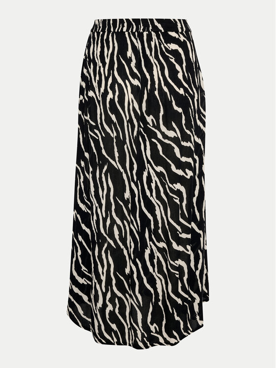 Kaffe Kaffe Midi szoknya Amber 10508267 Fekete Regular Fit