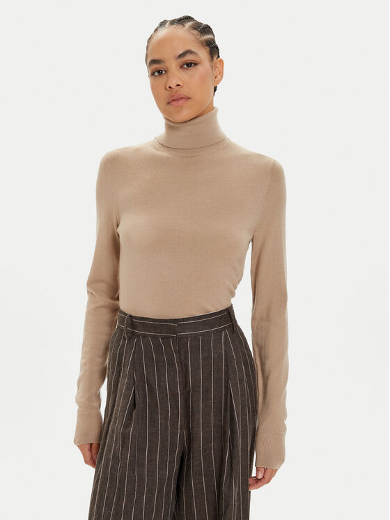 Calvin Klein Rolák K20K207449 Béžová Regular Fit