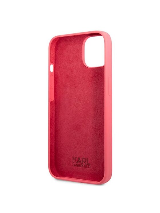 KARL LAGERFELD KARL LAGERFELD Etui na telefon Silicone Plaque Fioletowy