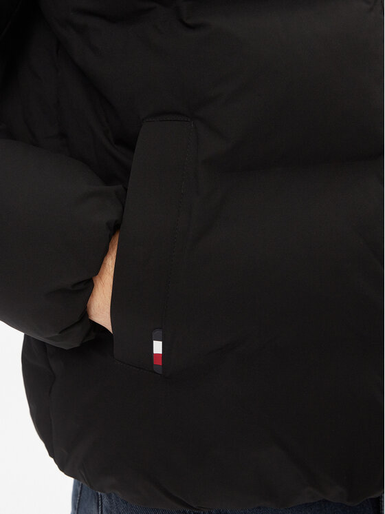 Tommy Hilfiger Tommy Hilfiger Зимно яке MW0MW33958 Черен Regular Fit