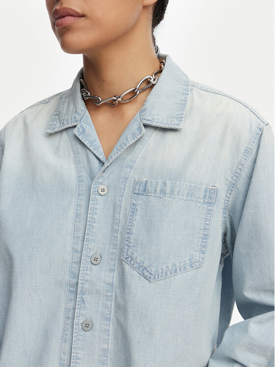 G-Star Raw G-Star Raw дънкова риза Resort D29076-E356 Светлосин Relaxed Fit