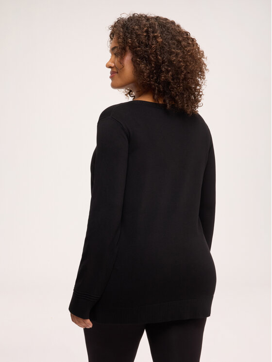 Fiorella Rubino Fiorella Rubino Sweter M273L008555N033 Czarny Regular Fit
