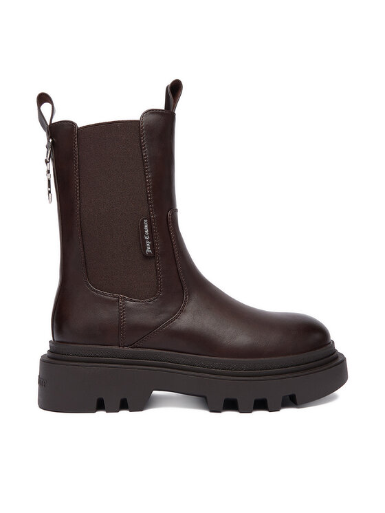 Juicy Couture Juicy Couture Kotníková obuv s elastickým prvkem CEO-HY63020S-3 Hnědá