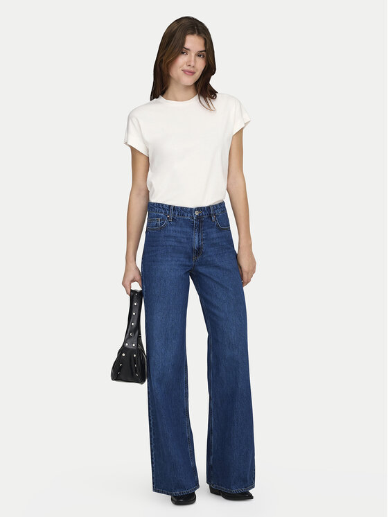 ONLY ONLY Tričko Erica 15308926 Biela Oversize