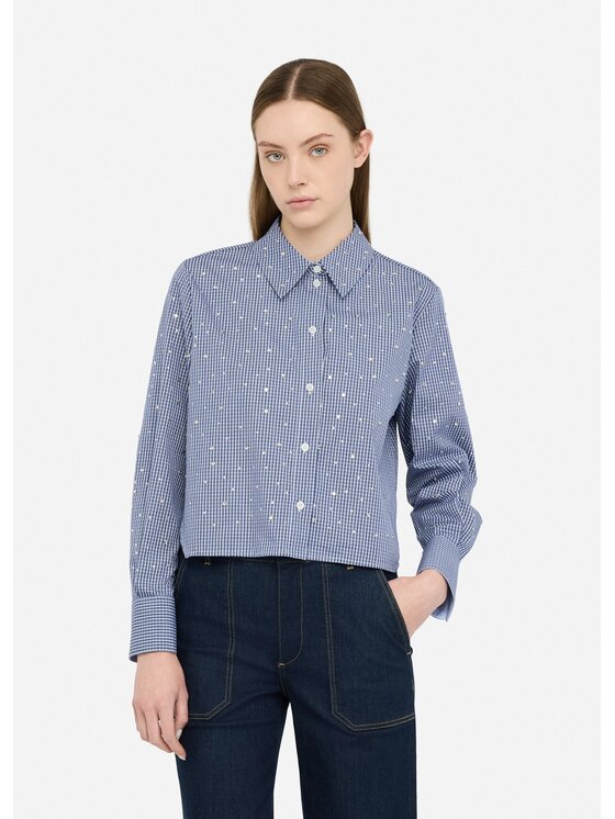 Liu Jo Liu Jo Camicia CF5354T067AM9812 Celeste Regular Fit