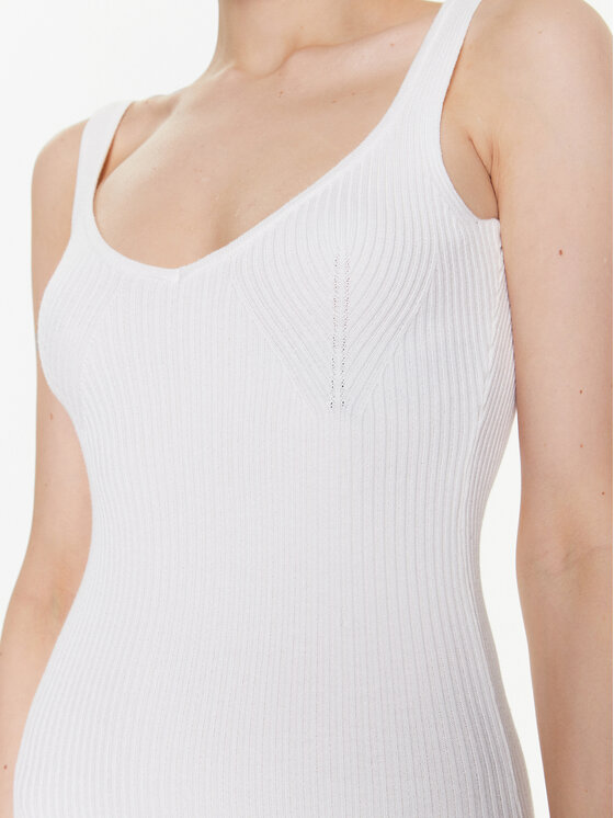 MMC Studio MMC Studio Трикотажна сукня Light Skin Écru Slim Fit