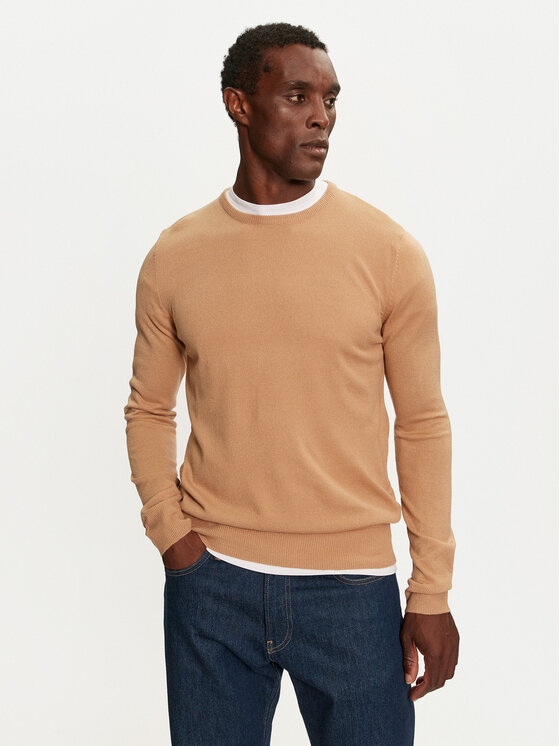 Brave Soul Sweater MK 230PARSEC6 Bezs Regular Fit Modivo.hu