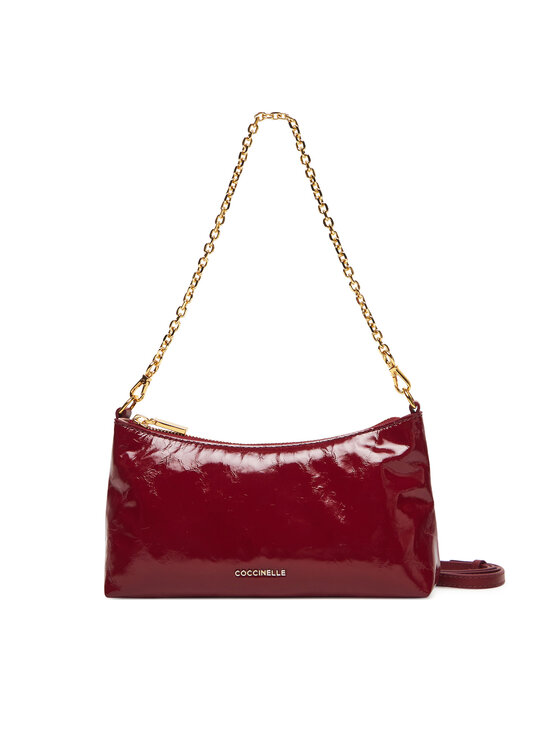 Coccinelle Coccinelle Handtasche THJ Coccinelle Aura Shiny E5 THJ 55 01 01 Dunkelrot