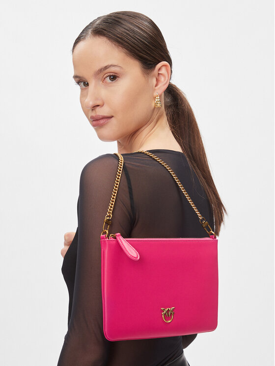 PINKO Pinko Handtasche Flat Classic AI 23-24 PCPL 100455 A0F1 Rosa