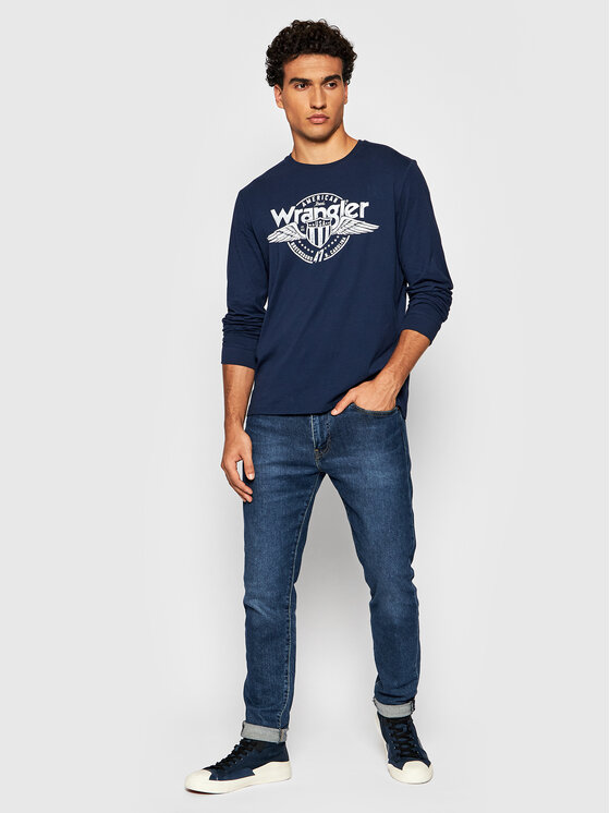 Wrangler Wrangler Longsleeve Americana W7J5D3114 112141548 Blu scuro Regular Fit