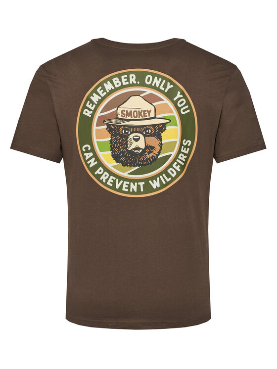 Element Element T-Shirt Sbxe Prevent ELYZT00488 Brązowy Regular Fit