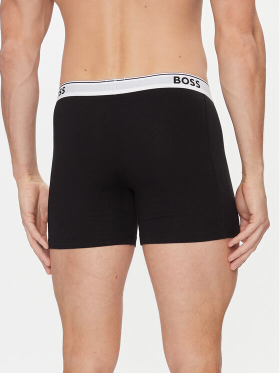 BOSS Boss Sada 3 kusů boxerek BoxerBr 3P Power 50475282 Černá