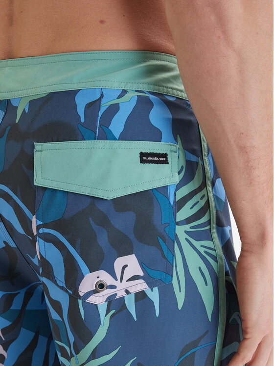 Quiksilver Quiksilver Плувни шорти Surfsilk Scallop 18" EQYBS04862 Син Regular Fit