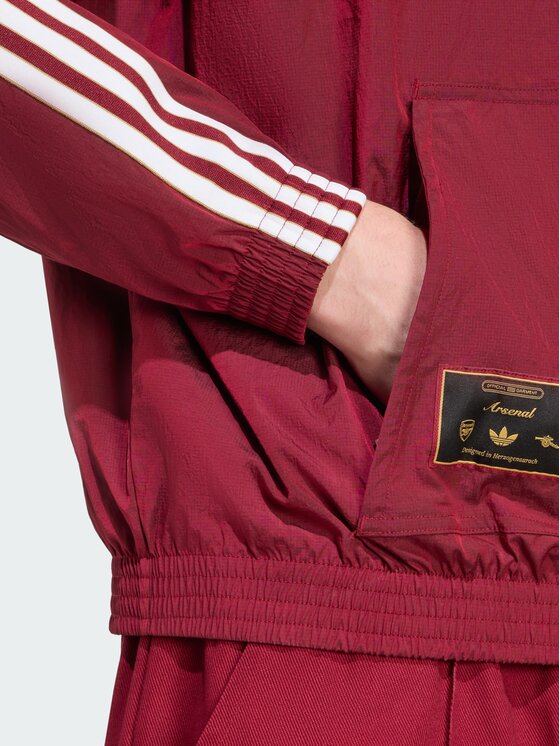 adidas adidas Kurtka anorak 157397 Czerwony Loose Fit