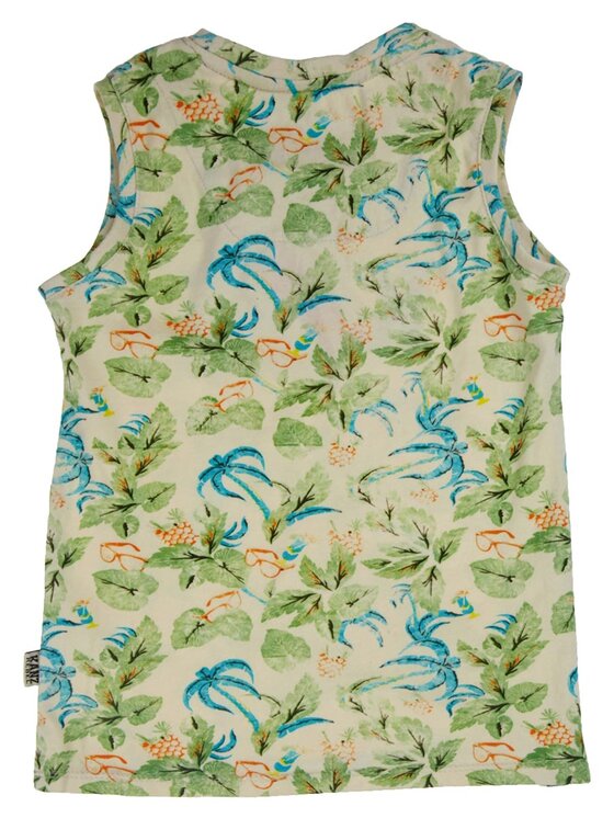 Kanz Kanz Bluzka 1514493-0003 Kolorowy Basic Fit