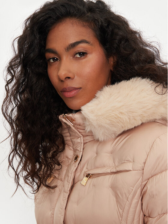 Fracomina Fracomina Giubbotto invernale FR24WC3006O45301 Beige Regular Fit