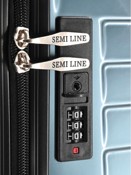 Semi Line Semi Line Velik kovček T5764-3 Modra