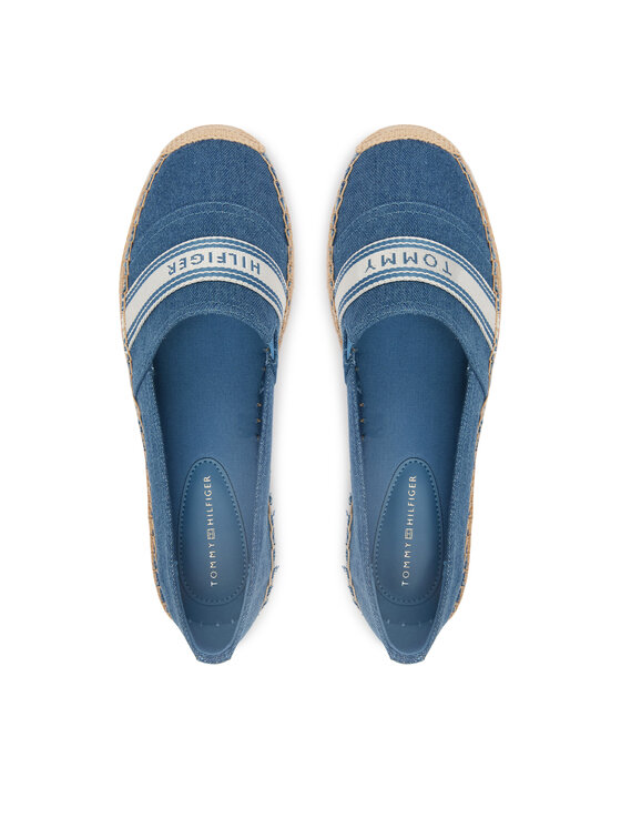 Tommy Hilfiger Tommy Hilfiger Espadryle Hilfiger Webbing Espadrille FW0FW09334 Niebieski