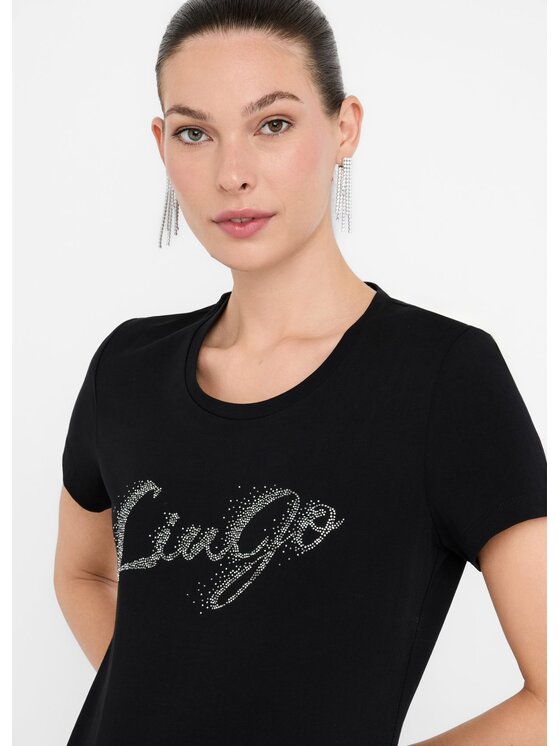 Liu Jo Liu Jo T-shirt UF5266JS904P9004 Nero Regular Fit