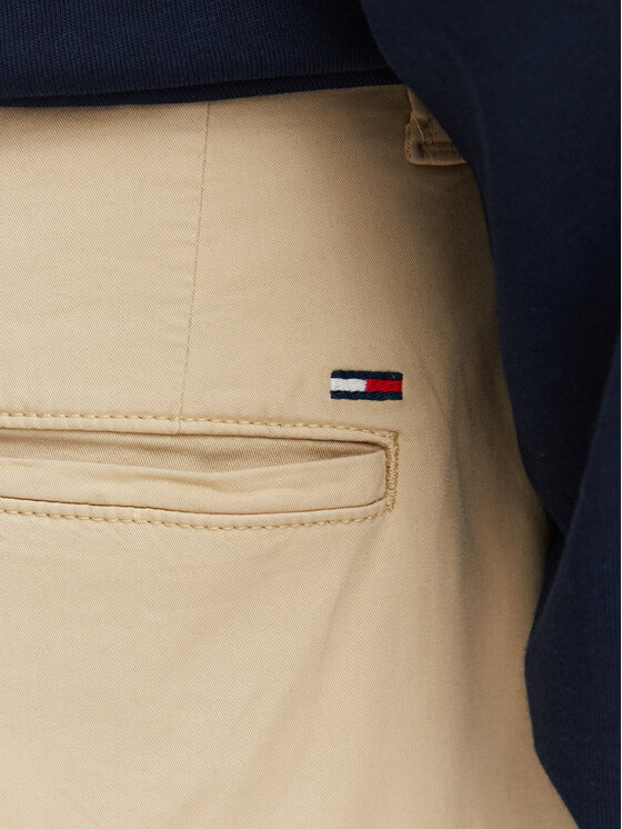 Tommy Jeans Tommy Jeans Текстилни панталони DW0DW21698 Бежов Regular Fit