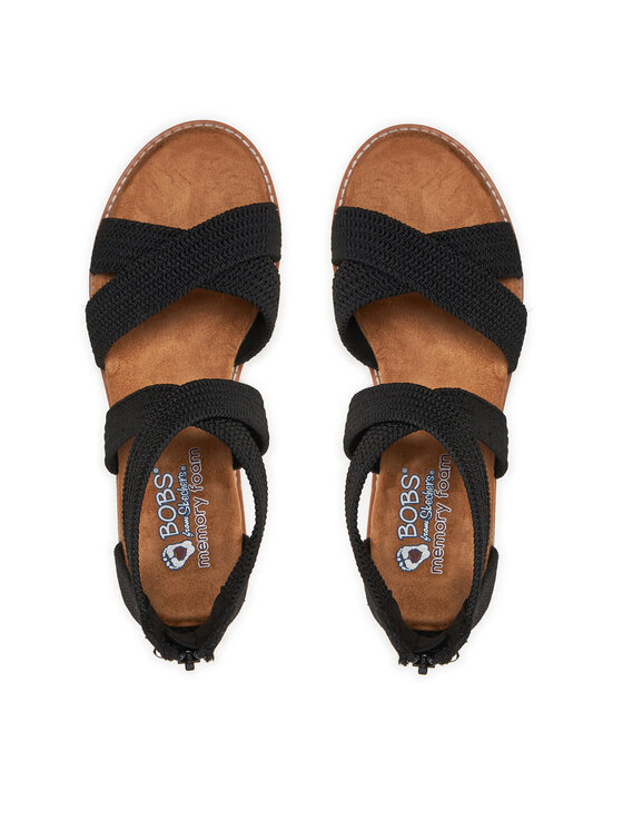 Skechers Skechers Sandały Skechers Desert Kiss - Desert Nights Czarny