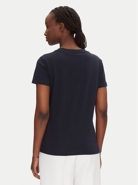 BOSS BOSS Tricou C_Esogo_3 50545288 Bleumarin Regular Fit