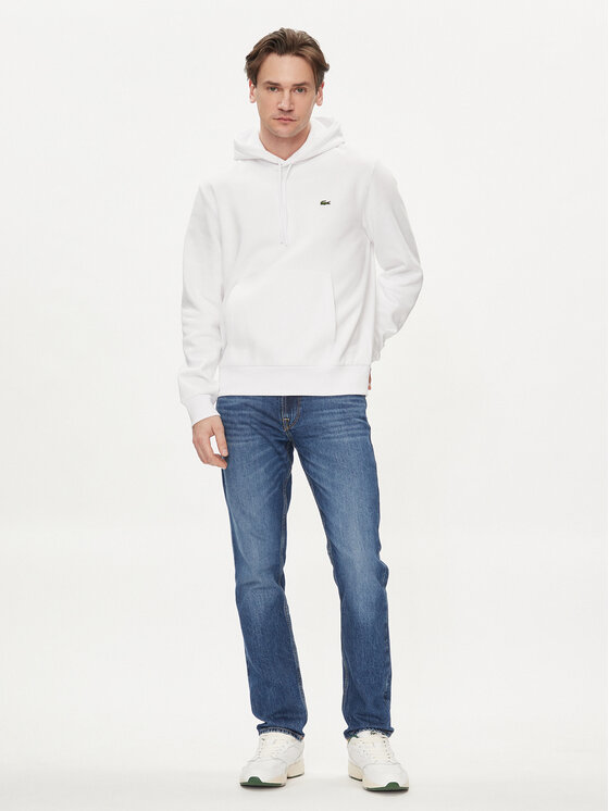 Lacoste Lacoste Felpa SH9623 Bianco Regular Fit