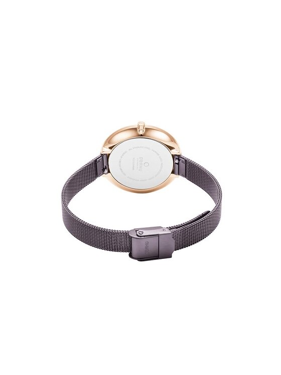 Obaku Obaku Zegarek V227LXVNMN Czarny