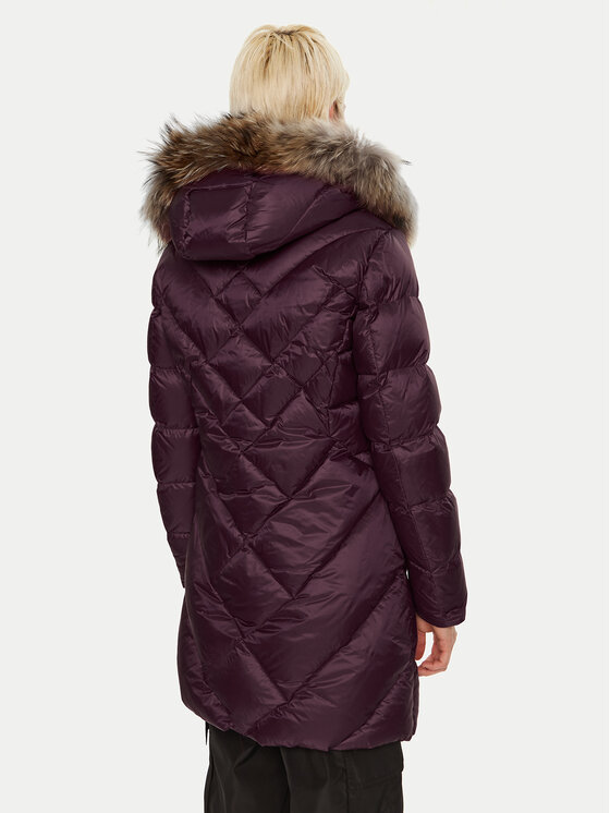 Blauer Blauer Pehelykabát 24WBLDK03052 Bordó Regular Fit