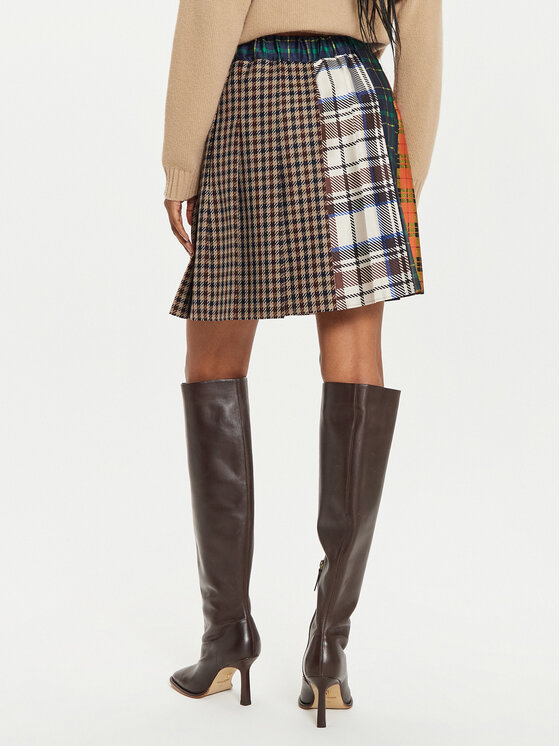 Weekend Max Mara Weekend Max Mara Plisirano krilo Lampada 2425106052 Pisana Regular Fit