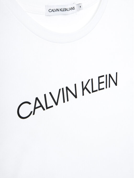 Calvin Klein Jeans Calvin Klein Jeans T-shirt IG0IG00380 Bijela Regular Fit