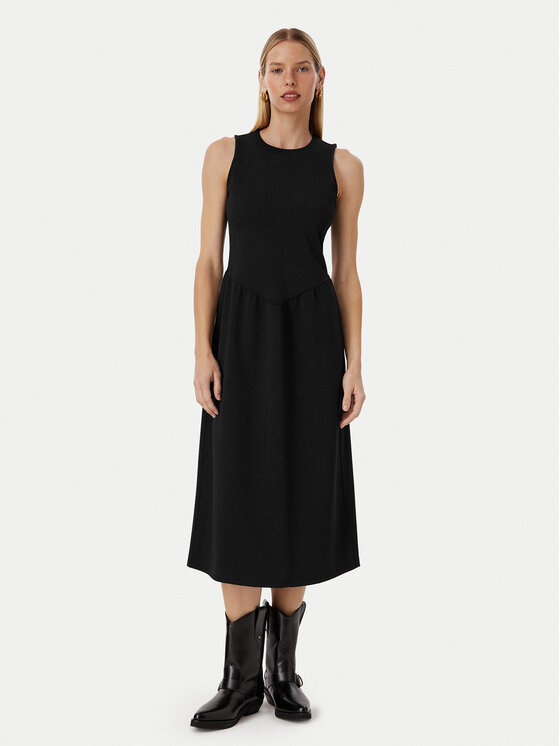 Calvin Klein Calvin Klein Ikdienas kleita LV044G207G Melns Regular Fit
