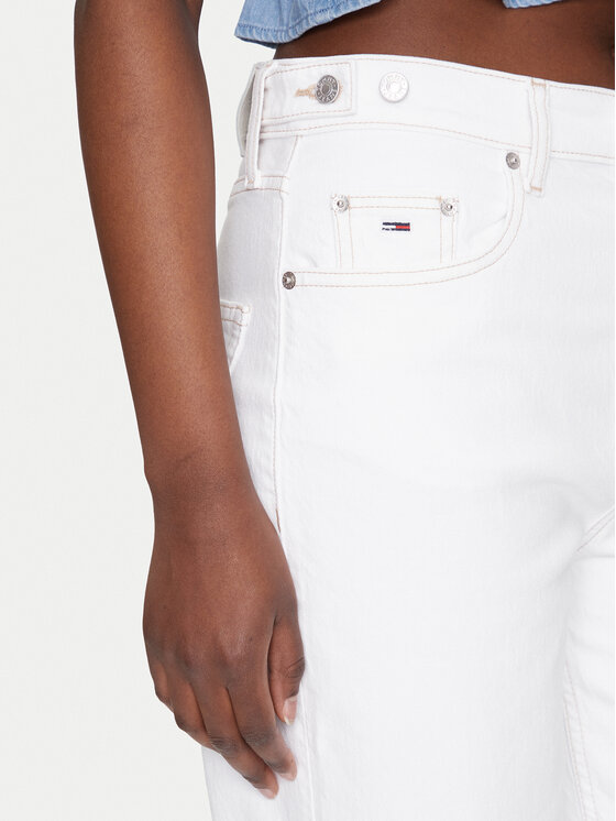 Tommy Jeans Tommy Jeans Jeansy Layla DW0DW20018 Biały Straight Fit