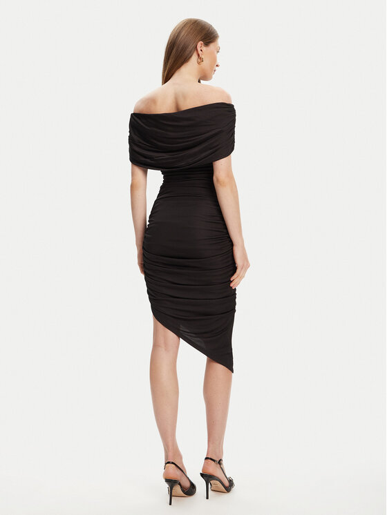 Marciano Guess Marciano Guess Коктейлна рокля 5YGK06 6334A Черен Extra Slim Fit