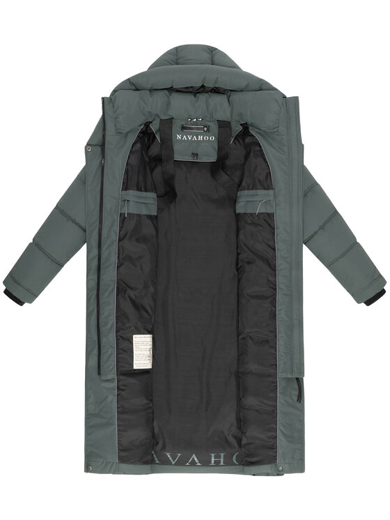 Navahoo Navahoo Kurtka zimowa Engelsfeder Zielony Regular Fit