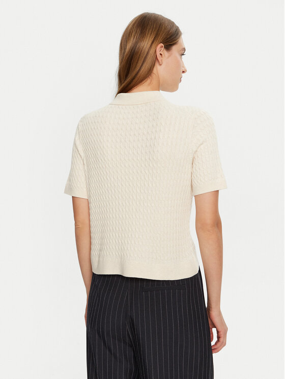 Tommy Hilfiger Tommy Hilfiger Пуловер WW0WW43957 Екрю Regular Fit