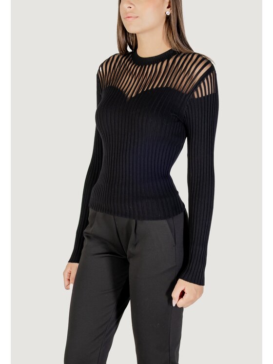 Morgan De Toi Morgan De Toi Maglione 252-MAMDO Nero Casual Fit