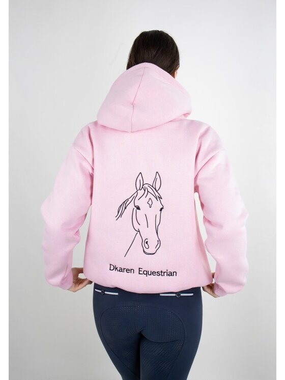 DKaren Sport DKaren Sport Bluza EQ001 Różowy Classic Fit