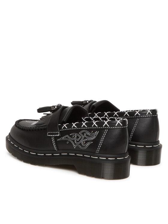 Dr. Martens Dr. Martens Mokasinke Adrian Gothic Americana DM31626001 Crna