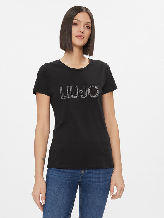 Liu Jo Liu Jo T-shirt WA4051 JS923 Crna Regular Fit