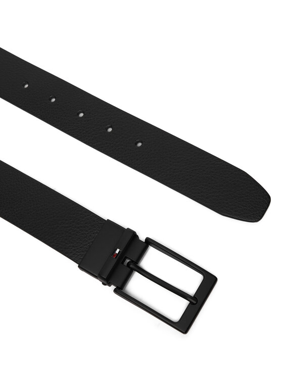 Tommy Hilfiger Tommy Hilfiger Ζώνη Ανδρική Layton Rev 3.5 AM0AM13957 Μαύρο
