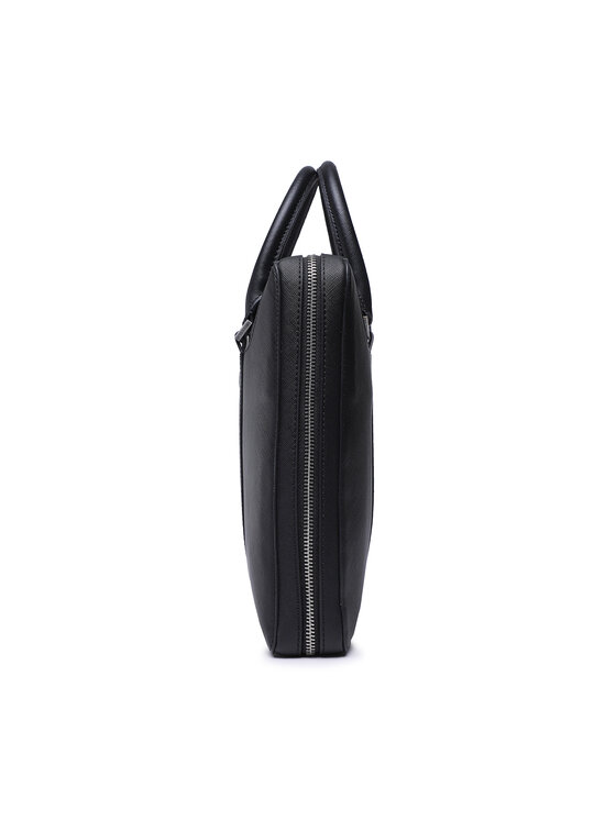 Guess Guess Portatīvā datora soma Certosa Saffiano Smart HMECSA P3138 Melns