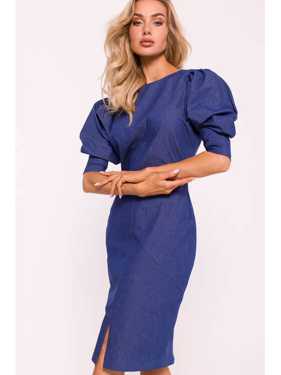 Made of Emotion Made of Emotion Vestito da giorno M803 Blu Active Fit