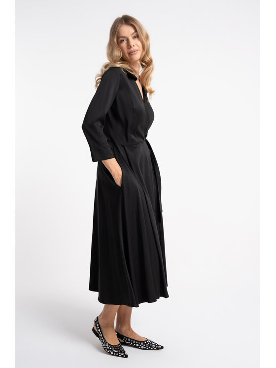 CLICK CLICK Sukienka codzienna 60-6035 Czarny Regular Fit
