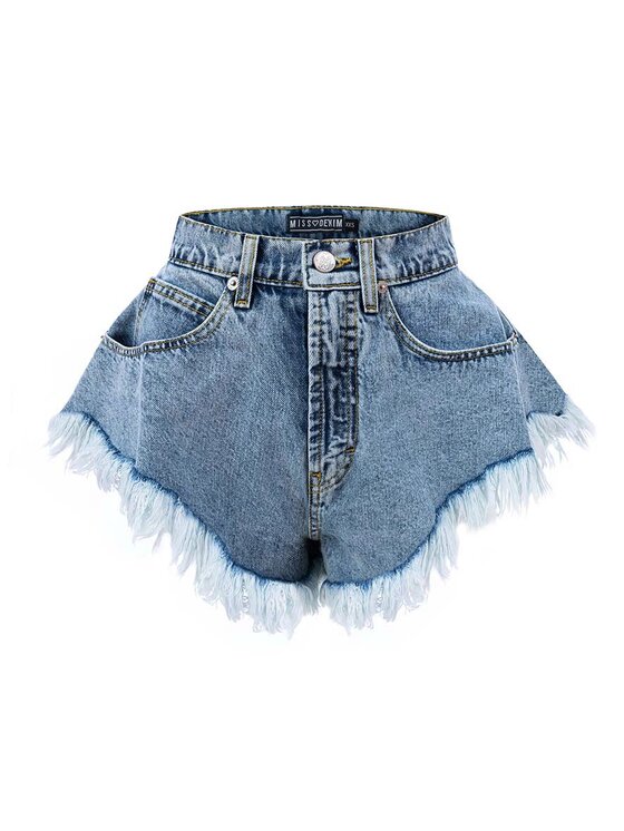 MissDenim MissDenim Szorty jeansowe Skorts Niebieski Regular Fit