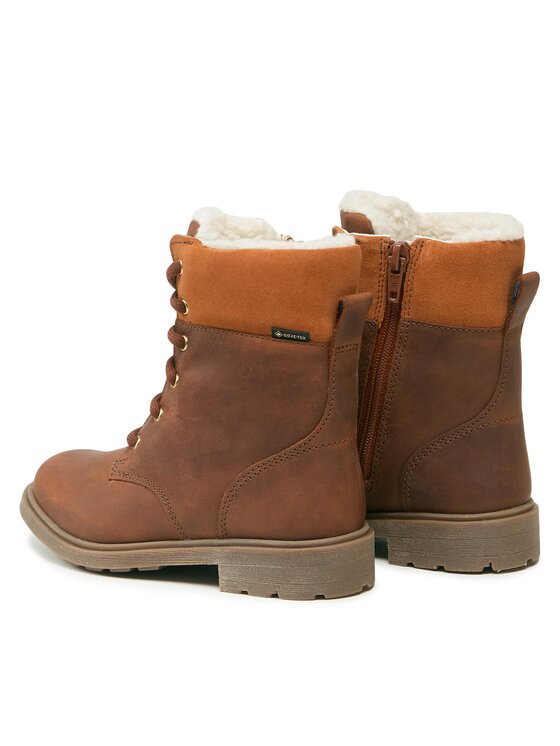 Clarks Clarks Kozaki Astrol Fur Gtx Gore-Tex 261686226 Brązowy