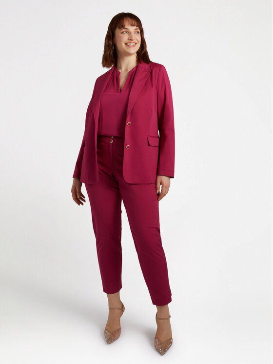 Fiorella Rubino Fiorella Rubino Giacca outdoor Q504T000183N019 Rosso Slim Fit
