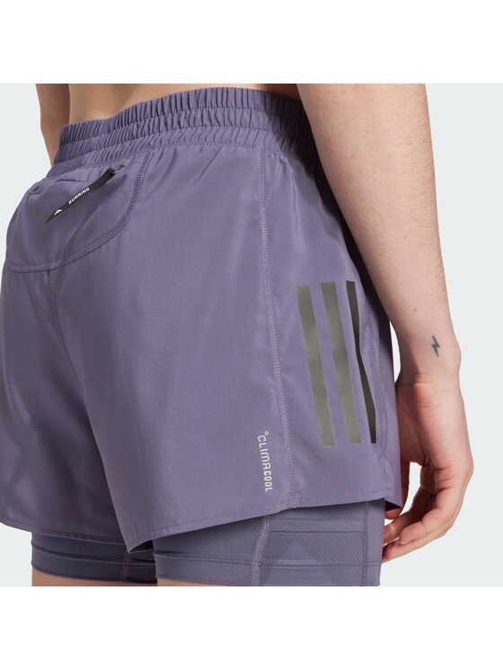 adidas adidas Szorty sportowe 141047 Fioletowy Regular Fit